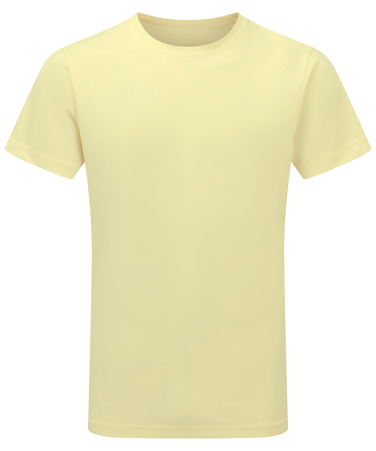 TriDri Performance T-shirt - Butter Yellow - Custom Printed - Print Blanc