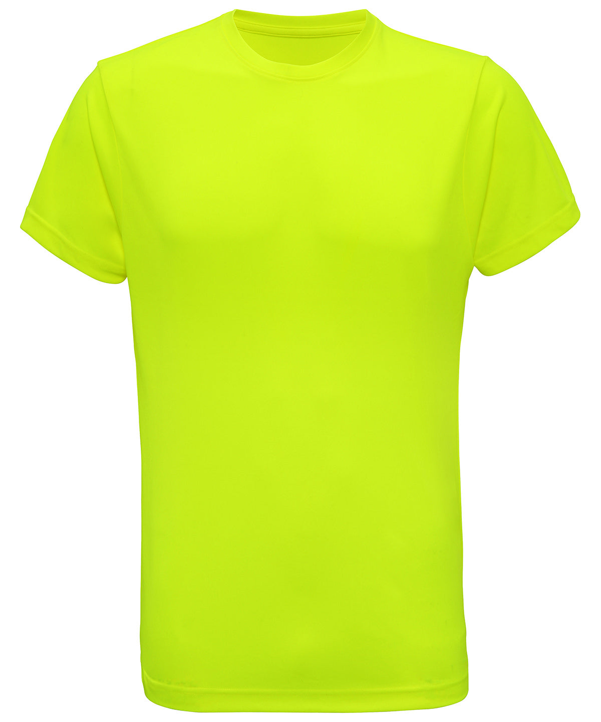 TriDri Performance T-shirt - Lightning Yellow - Custom Printed - Print Blanc