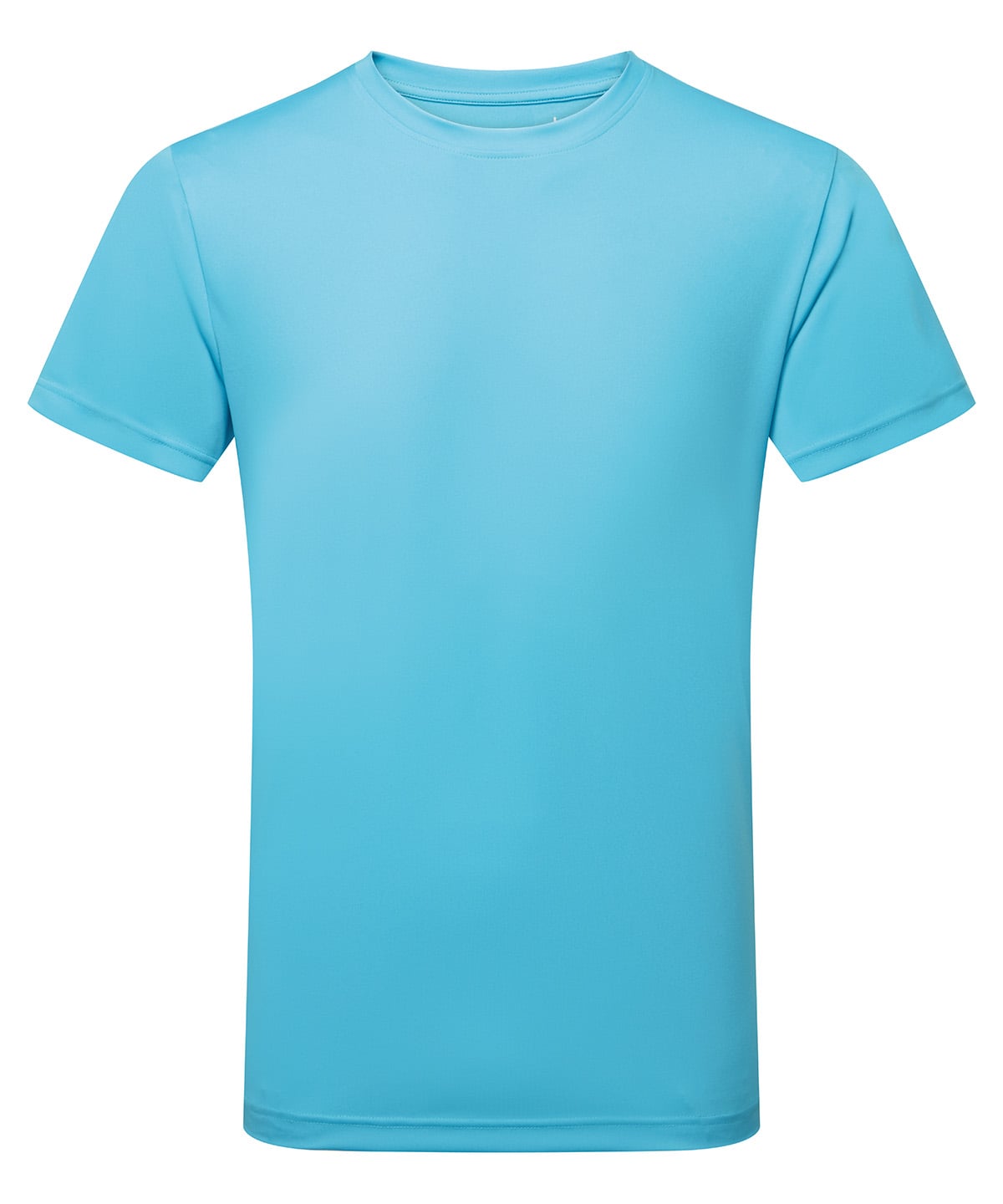 TriDri Performance T-shirt - Turquoise - Custom Printed - Print Blanc