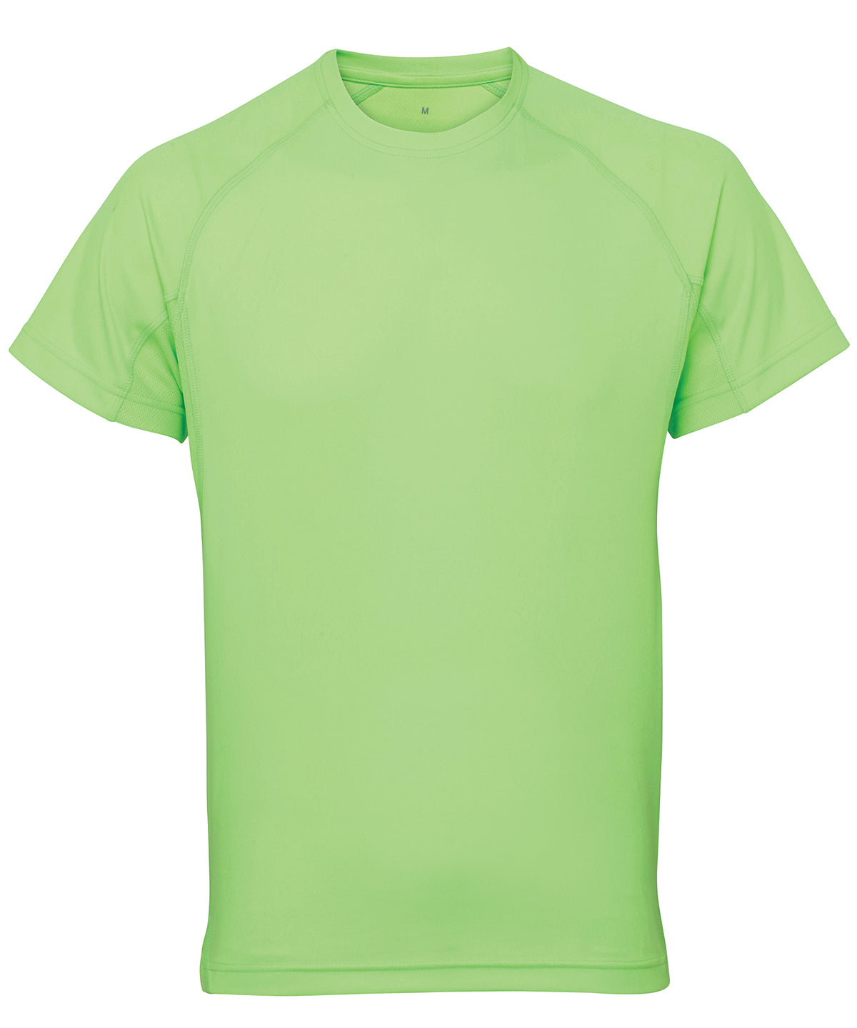 TriDri Panelled Tech Tee - Lightning Green - Custom Printed - Print Blanc