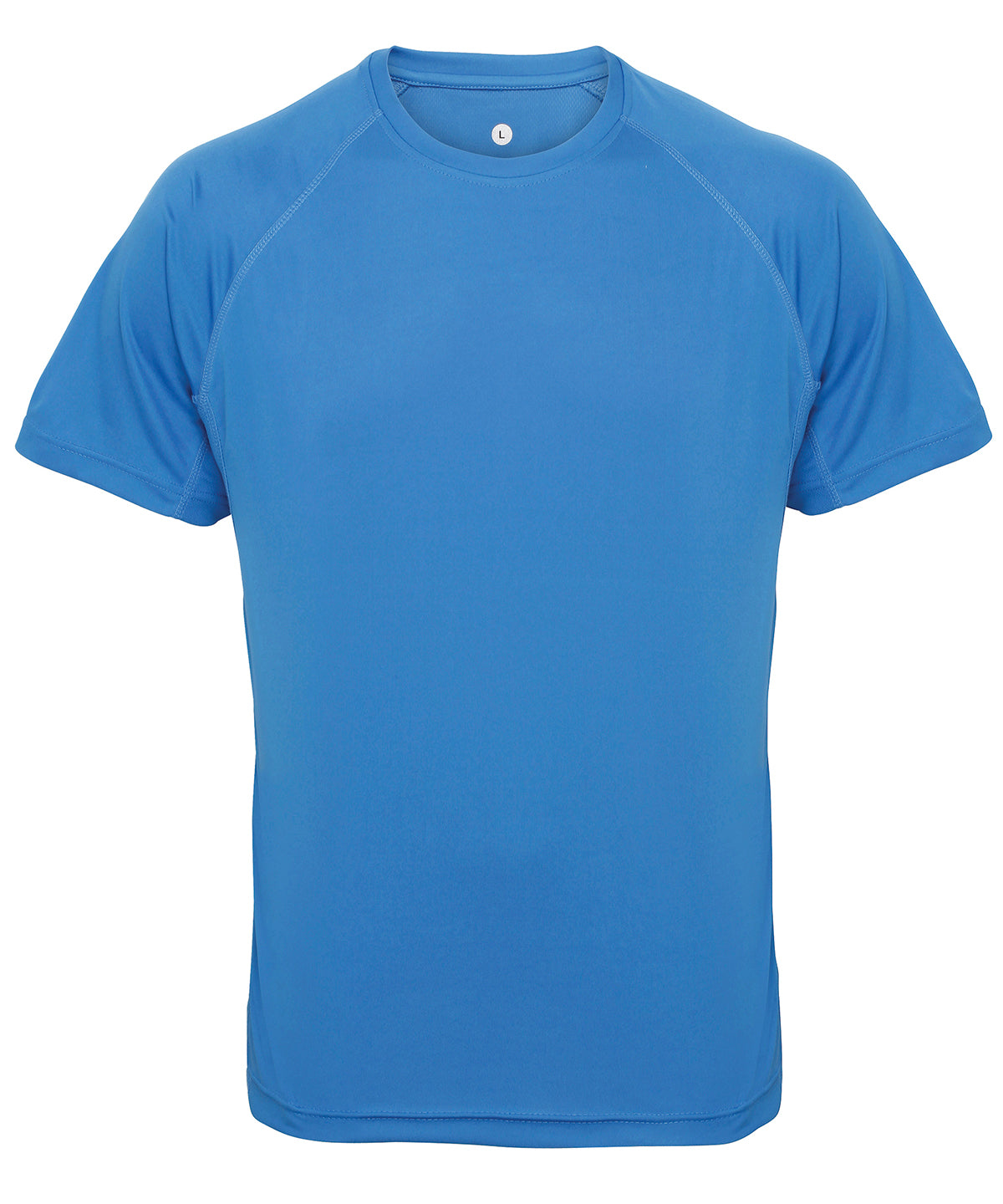 TriDri Panelled Tech Tee - Sapphire - Custom Printed - Print Blanc