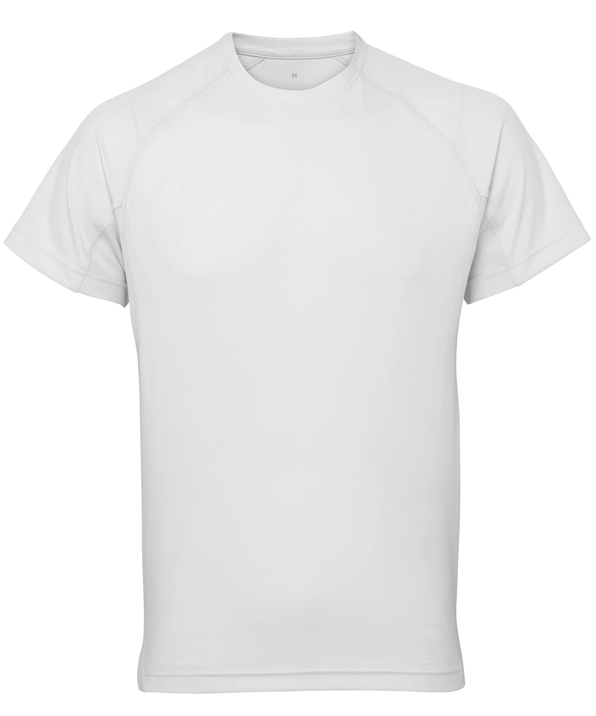 TriDri Panelled Tech Tee - White - Custom Printed - Print Blanc