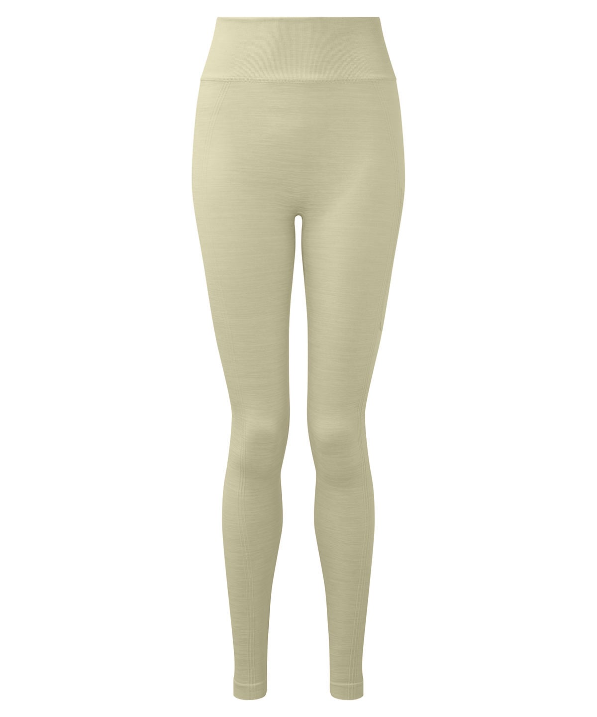 Women's TriDri Recycled Seamless 3D-Fit Multi-Sport Flex Leggings - Sage Green Melange - Custom Printed - Print Blanc